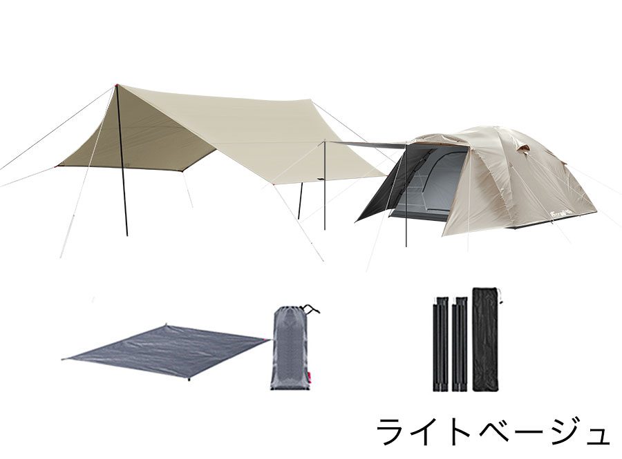 フィールドキャンプドーム300＋ - FIELDOOR（フィールドア）