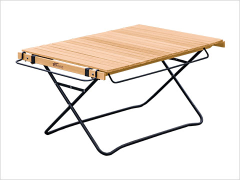 WOOD ROLL TOP TABLE STEEL LEG ウッドロールトップテーブル スチールレッグ