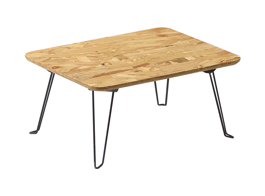 直販入荷 折りたたみテーブル　キャンプ　テーブル　OSB合板　ローテーブル アウトドア用