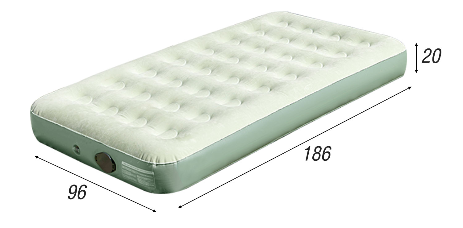 AIR BED WITH BUILT IN AIR PUMP USB充電式ポンプ付きエアーベッド